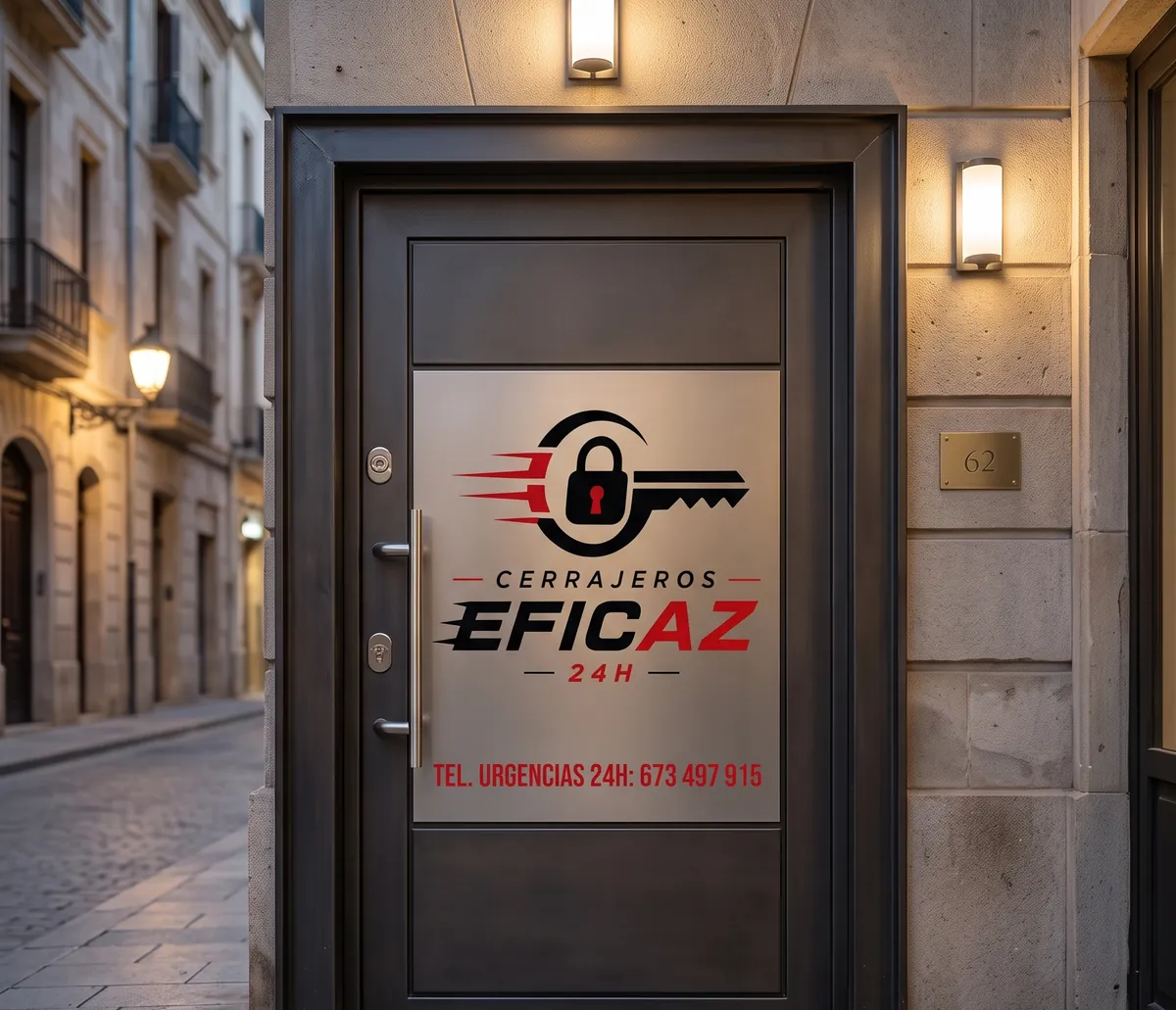 Puerta blindada instalada por cerrajero en Reus